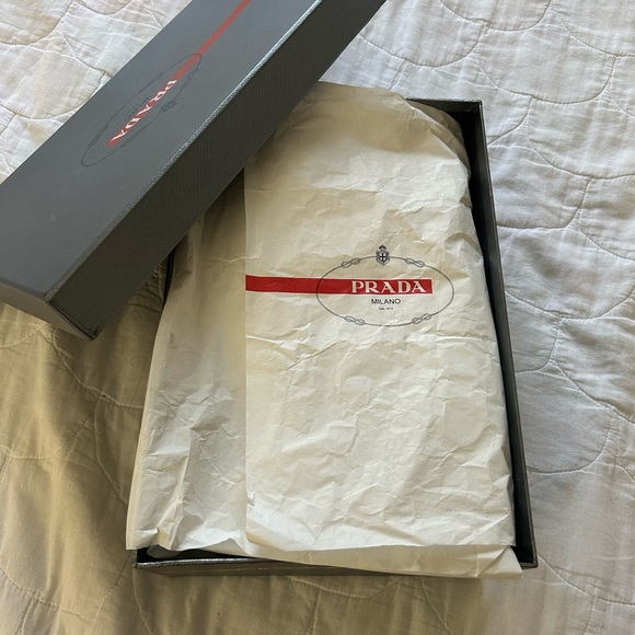 Prada Leopard Print Patent Sneakers with Ribbon Laces - Picture 3 of 14